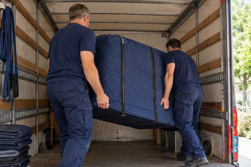 Commode chargée en priorité sous housse zippée